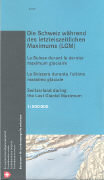 Die Schweiz während des letzteiszeitlichen Maximums (LGM). 1:500'000